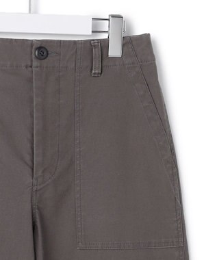 23区 【SLOW/一部店舗限定】ミリタリーボトム ベイカーパンツ グレー系