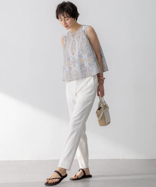 23区 VIOLAd'ORO アバカ 2WAY ミニ ショルダーバッグ ホワイト系