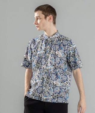 JOSEPH HOMME 新柄【洗える】メキシカントロピカルプリント　半袖レギュラーカラーシャツ ホワイト系5