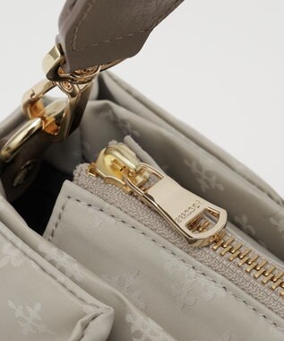 russet ナイロン三層2WAYミニトートバッグ(CE-1580) Ecru