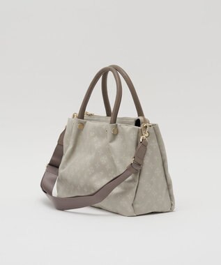 russet ナイロン三層2WAYミニトートバッグ(CE-1580) Ecru