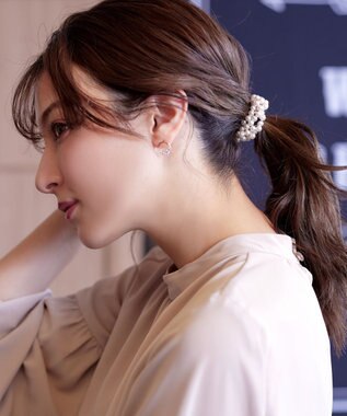 Tiaclasse つぶつぶリッチパールヘアゴム ピンク