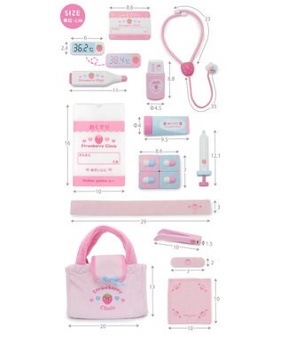 Mother garden マザーガーデン いちごのお医者さんセット -
