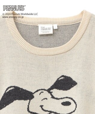 CRAFT STANDARD BOUTIQUE 【PEANUTS】クルーネックニット Ivory