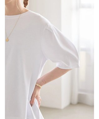 AMERICAN HOLIC 接触冷感袖コンシャスカットプルオーバー Off White