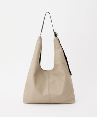 russet レザーホーボーバッグ L(CE-1654) GrayBeige