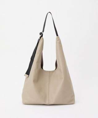 russet レザーホーボーバッグ L(CE-1654) GrayBeige