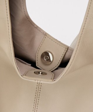 russet レザーホーボーバッグ L(CE-1654) GrayBeige