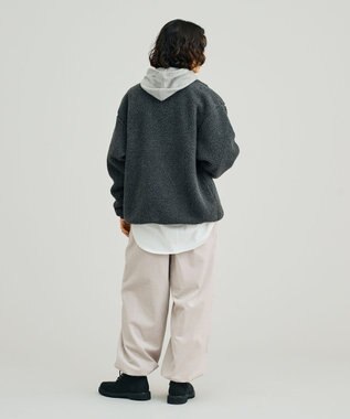 J.PRESS YORK STREET 【UNISEX】ボアブルゾン グレー系