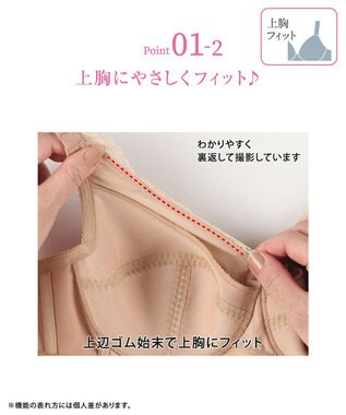 WACOAL ブラジャー フルカップブラ 上胸にフィット 外付けワイヤー ラクなつけごこち 綿混素材(バック) まるみのあるナチュラルシルエット 【EverChic】 レディース BRB284 /ワコール カラシ