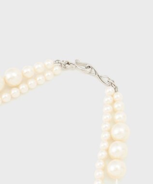 GRACE CONTINENTAL ミックスパールボリュームネックレス ホワイト