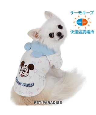 PET PARADISE ディズニー ミッキーマウス サーモキープ Tシャツ 《風船柄》 小型犬