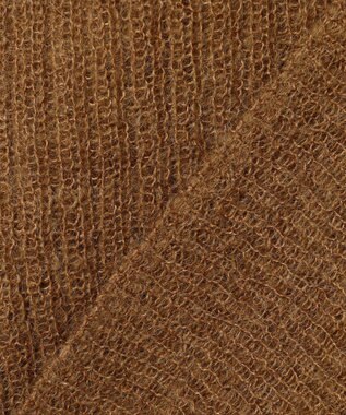 BEIGE， MARS / キッドモヘアインターシャニット OrangeRed × Brown