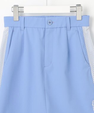 23区GOLF 【WOMEN】【ストレッチ】バックドビー×メッシュロゴスカート サックスブルー系