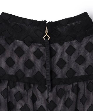TOCCA SQUARE VEIL DRESS ドレス ブラック系5