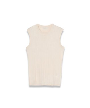 JOSEPH クリンクルリブ　ベスト Marble