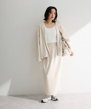 Green Parks 機能付テレコリブタンクトップ Off White