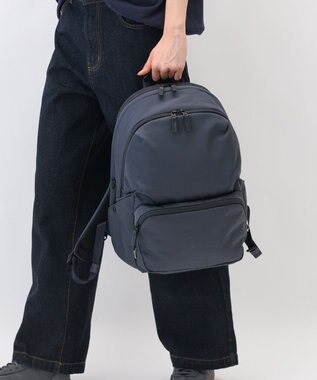 ACE BAGS & LUGGAGE W&.Day/Night ポッケスアプト ラウンドリュック A4サイズ 14.0インチPC収納 20221 ダブルアンドデイナイト ブルーグレー