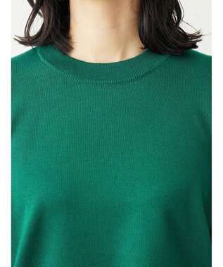 Green Parks アルガンオイル配合　クルーネックプルオーバー Green
