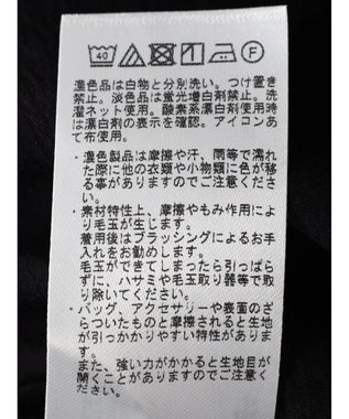 CRAFT STANDARD BOUTIQUE レーヨンデシンバンドカラーワンピース Black