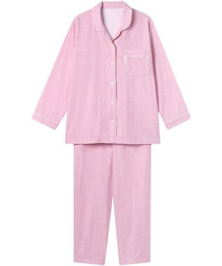 ワコール／睡眠科学 パジャマ 長袖 長ズボン 綿100%(本体) 二重ガーゼ レディース YDX518 睡眠科学／ワコール