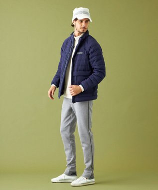 23区GOLF 【MEN】【ストレッチ】ボンディング ジャージー ライトグレー系