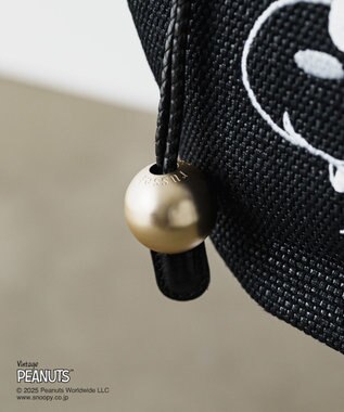 russet 【2025SS】《PEANUTS×russetコラボ第二弾》カゴトートバッグ小(CE-1515) Black
