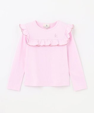 組曲 KIDS 【110-140cm】プチフルール カットソー ピンク系