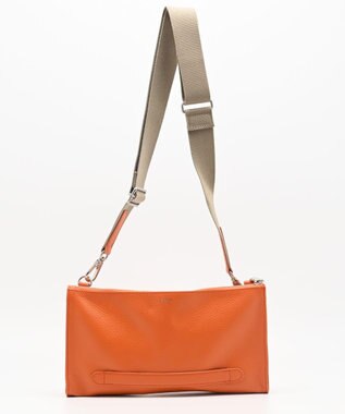 blancle シュリンクレザー クラッチショルダー ORANGE
