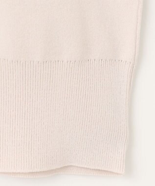 J.PRESS LADIES 【洗える】ニット ブルゾン ベージュ系