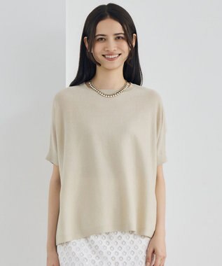 自由区 L 【カタログ掲載】ドライシアーファインゲージプルオーバー ニット