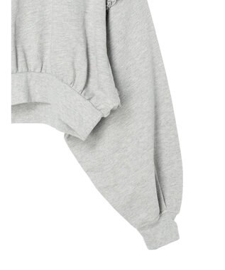 Green Parks ・Ｐｅｔｉｔ　Ｆｌｅｕｒ　ボリュームスリーブスウェット Gray Mixture