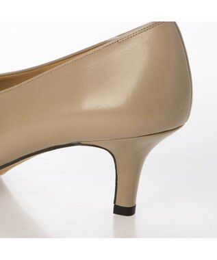 MODE ET JACOMO <carino>カバードポインテッドトゥパンプス ベージュ