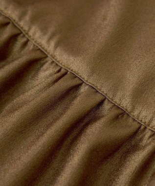 YECCA VECCA シャイニーオーバーキャミ Camel