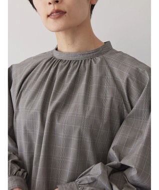 AMERICAN HOLIC ＳＥＴ　ボリュームスリーブシャツ＋ニットベスト Glen Check