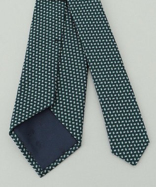 GOTAIRIKU 【日本製】西陣ネクタイ_ネイビー×グリーン系 ネイビー系8
