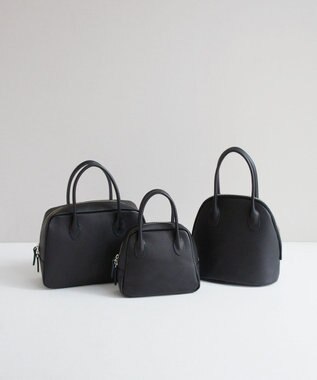 TIDEWAY MOSS グリッド ボストンバッグ M ブラック