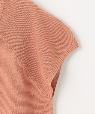 ANY 【洗濯機可能/アンチピリング/UVケア】アクリルガータースクエアニット オレンジ