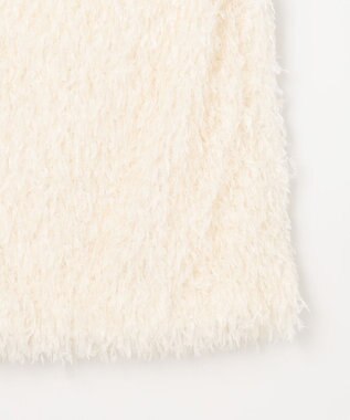 NAVE 【Nave・洗える】フェザーフリンジ スカート アイボリー系