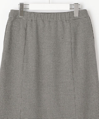 J.PRESS LADIES L 【洗える】Mixツイードチェック スカート ライトグレー系3