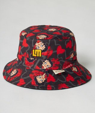 FILA GOLF／marie claire 【LOUDMOUTH】BETTYコラボリバーシブルハット Scribble Hearts Penguin Dash Paisley Love Betty