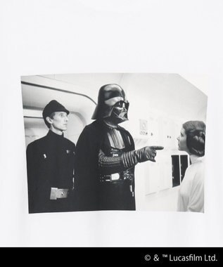 JOSEPH HOMME 【WEB限定】【スター・ウォーズ 】 JOSEPH HOMME スター・ウォーズ / リラックスフォルム クルーネックプリントTシャツ ホワイト系1