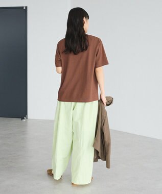 CRAFT STANDARD BOUTIQUE ツイストロゴハーフスリーブTシャツ Brown