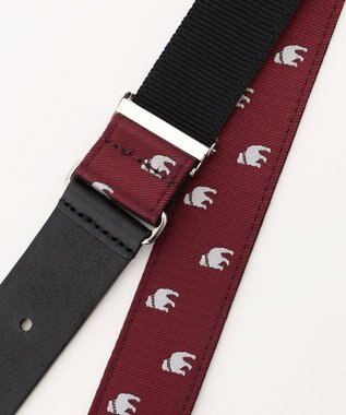 J.PRESS MEN バックブル エンブロイダリーベルト ワイン系9