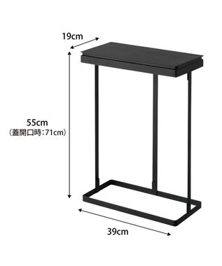 tower スリム蓋付き分別ゴミ袋ホルダー タワー 45L 横開き 2個組 ブラック ブラック