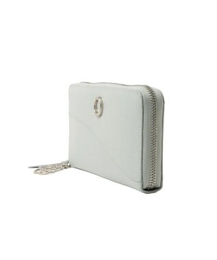 CLATHAS カーラ ラウンド長財布 ライトブルー