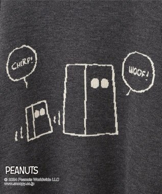 CRAFT STANDARD BOUTIQUE 【PEANUTS】クルーネックニット Black