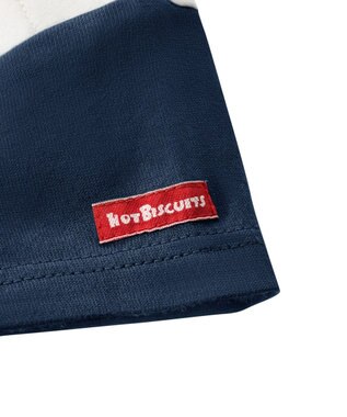 MIKI HOUSE HOT BISCUITS 【70-80cm】【Everyday Series】ワンポイント 半袖ボディシャツ 白