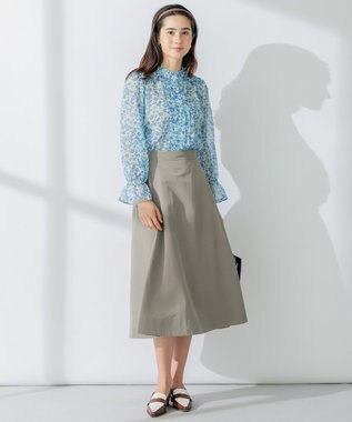 組曲 【23SS】ヴィンテージフラワープリント ブラウス ブルー系5