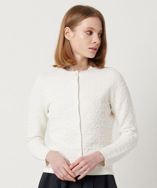 TOCCA 【洗える】FLUFF FLOWERS カーディガン アイボリー系